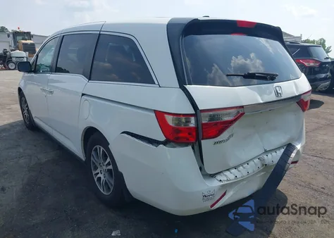 2012 Honda Odyssey Ex-L из США, поврежденный, VIN 5FNRL5H60CB108662